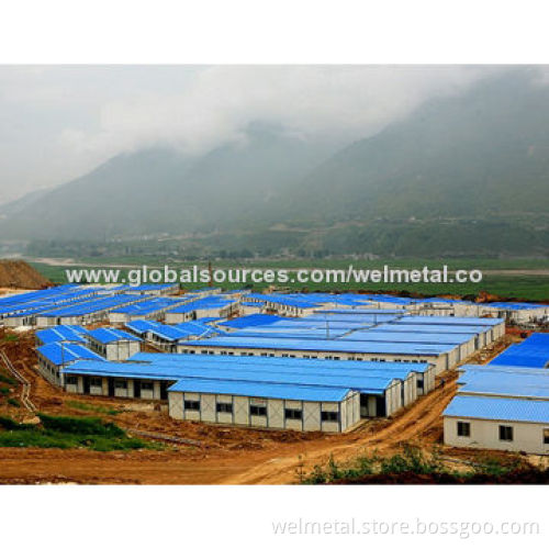 Prefabricated light steel structural quick assemble portable house